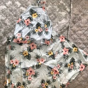 Forever 21 maxi skirt and top set NWOT